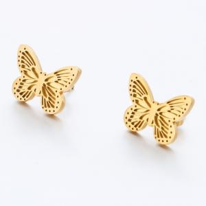 SS Gold-Plating Earring - KE118161-SP