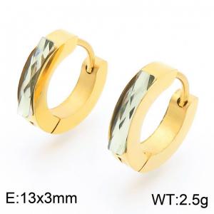 SS Gold-Plating Earring - KE118293-TGD