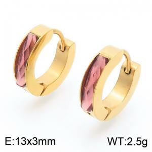 SS Gold-Plating Earring - KE118297-TGD