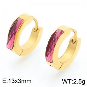 SS Gold-Plating Earring - KE118299-TGD