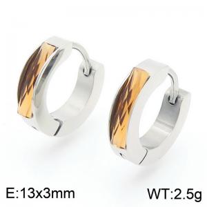 Stainless Steel Earring - KE118307-TGD