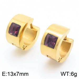 SS Gold-Plating Earring - KE118311-TGD