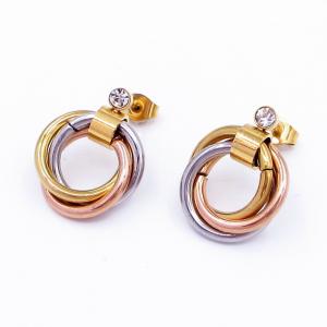 SS Gold-Plating Earring - KE118683-SP