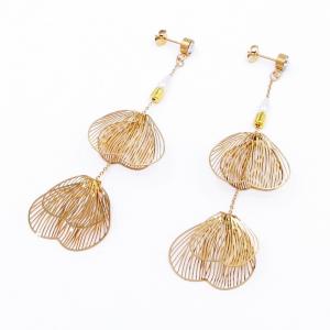 SS Gold-Plating Earring - KE118699-SP