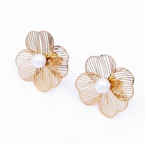 SS Gold-Plating Earring - KE118701-SP