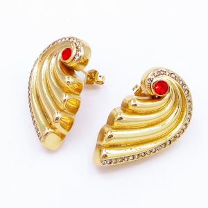 SS Gold-Plating Earring - KE118712-SP