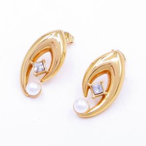 SS Gold-Plating Earring - KE118719-SP