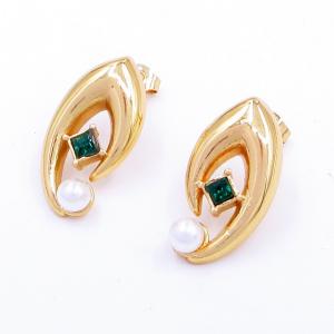 SS Gold-Plating Earring - KE118720-SP