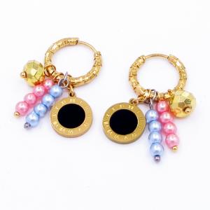 SS Gold-Plating Earring - KE118726-SP