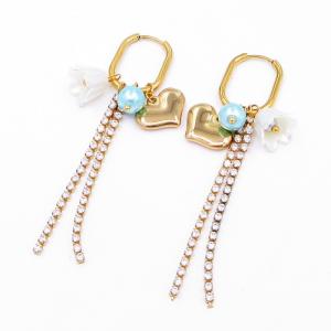 SS Gold-Plating Earring - KE118731-SP