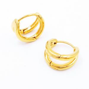 SS Gold-Plating Earring - KE119182-WM
