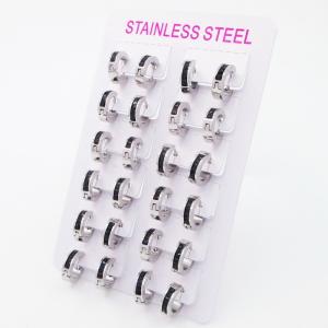 Stainless Steel Stone&Crystal Earring - KE119597-XY