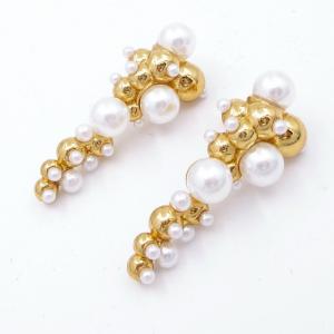 SS Gold-Plating Earring - KE119632-SP