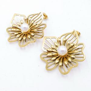 SS Gold-Plating Earring - KE119640-SP