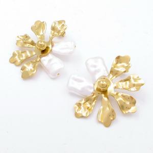 SS Gold-Plating Earring - KE119656-SP