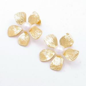 SS Gold-Plating Earring - KE119659-SP