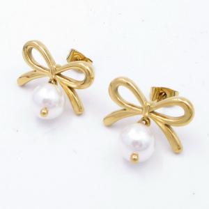 SS Gold-Plating Earring - KE119669-SP