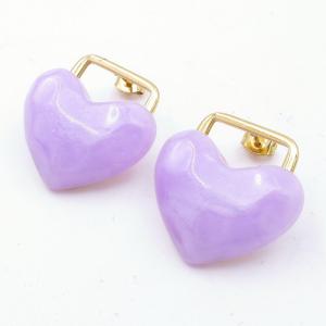 SS Gold-Plating Earring - KE119678-SP