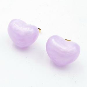 SS Gold-Plating Earring - KE119688-SP