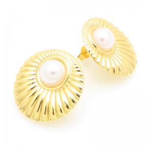 SS Gold-Plating Earring - KE119915-TLA