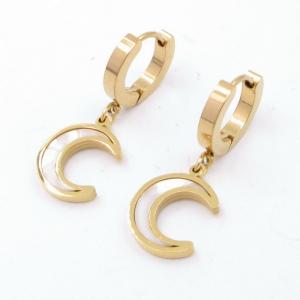 SS Gold-Plating Earring - KE120054-MW
