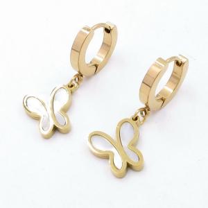 SS Gold-Plating Earring - KE120062-MW