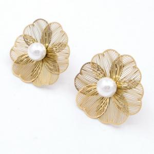 SS Gold-Plating Earring - KE120166-SP