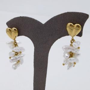 SS Gold-Plating Earring - KE120173-SP