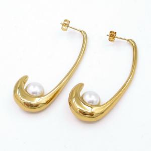 SS Gold-Plating Earring - KE120193-SP