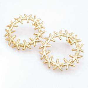 SS Gold-Plating Earring - KE120275-SP
