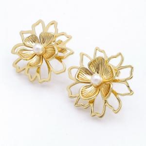 SS Gold-Plating Earring - KE120279-SP