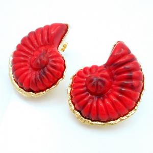 SS Gold-Plating Earring - KE120328-SP