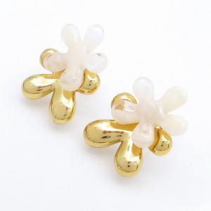 SS Gold-Plating Earring - KE120329-SP