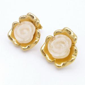 SS Gold-Plating Earring - KE120335-SP