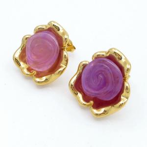SS Gold-Plating Earring - KE120336-SP
