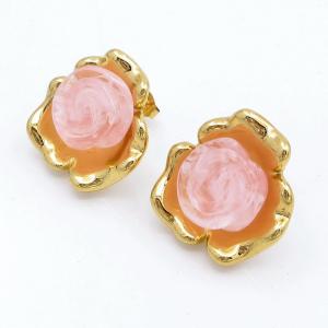 SS Gold-Plating Earring - KE120337-SP