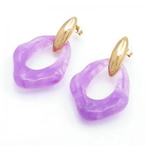 SS Gold-Plating Earring - KE120341-SP