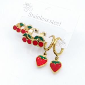 SS Gold-Plating Earring - KE120350-SP