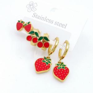 SS Gold-Plating Earring - KE120351-SP