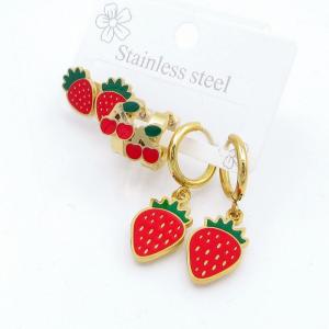 SS Gold-Plating Earring - KE120353-SP