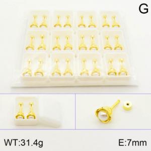 SS Gold-Plating Earring - KE120522-NT