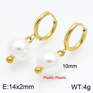 SS Gold-Plating Earring - KE120729-Z