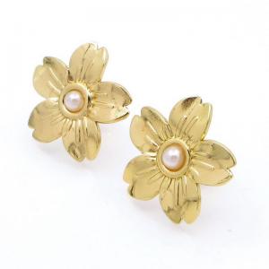 SS Gold-Plating Earring - KE120770-HF