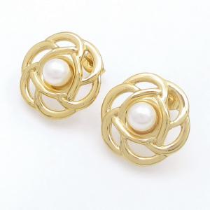 SS Gold-Plating Earring - KE120841-SP