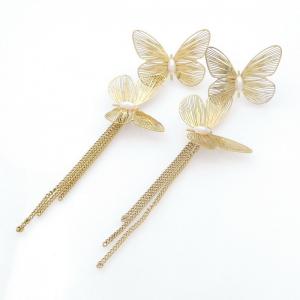 SS Gold-Plating Earring - KE120847-SP
