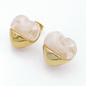 SS Gold-Plating Earring - KE120875-SP