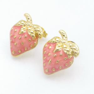 SS Gold-Plating Earring - KE120885-SP