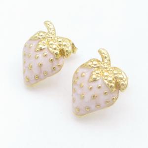 SS Gold-Plating Earring - KE120888-SP