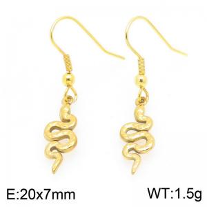SS Gold-Plating Earring - KE120960-Z