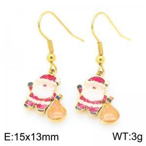 SS Gold-Plating Earring - KE120966-Z